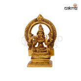 Brass Kamakshi Idol – 6 Inch Height | Traditional Goddess Kamakshi Statue for Pooja Room, Temple & Gifting